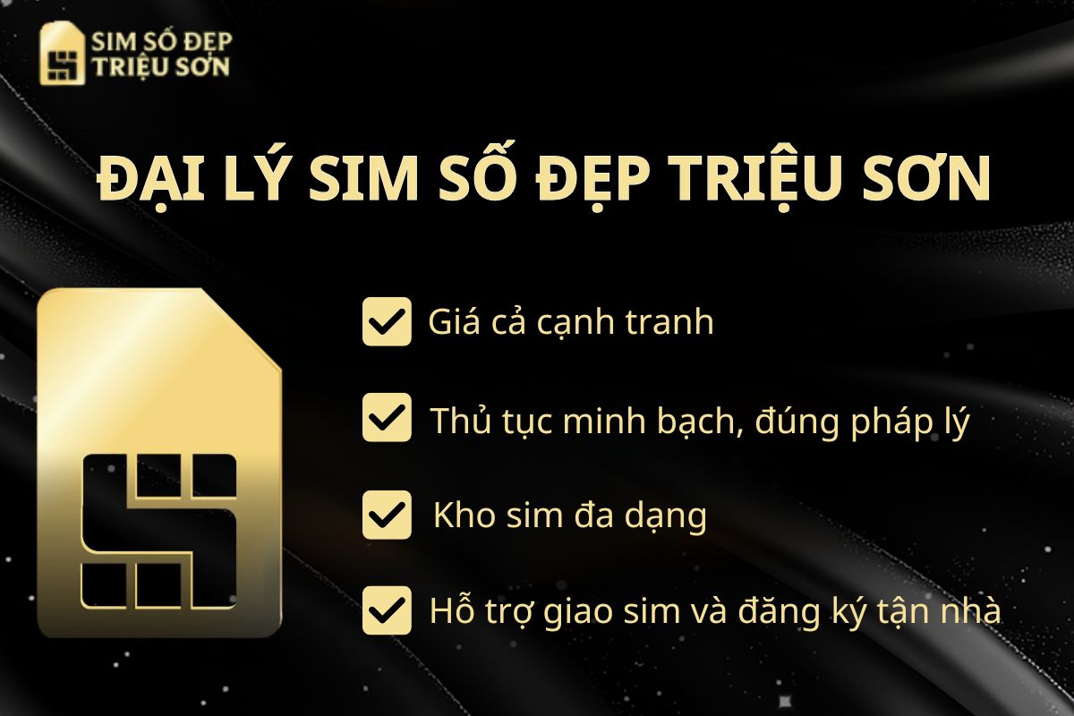 Sim số đẹp Triệu Sơn - Đại lý sim uy tín hàng đầu hiện nay