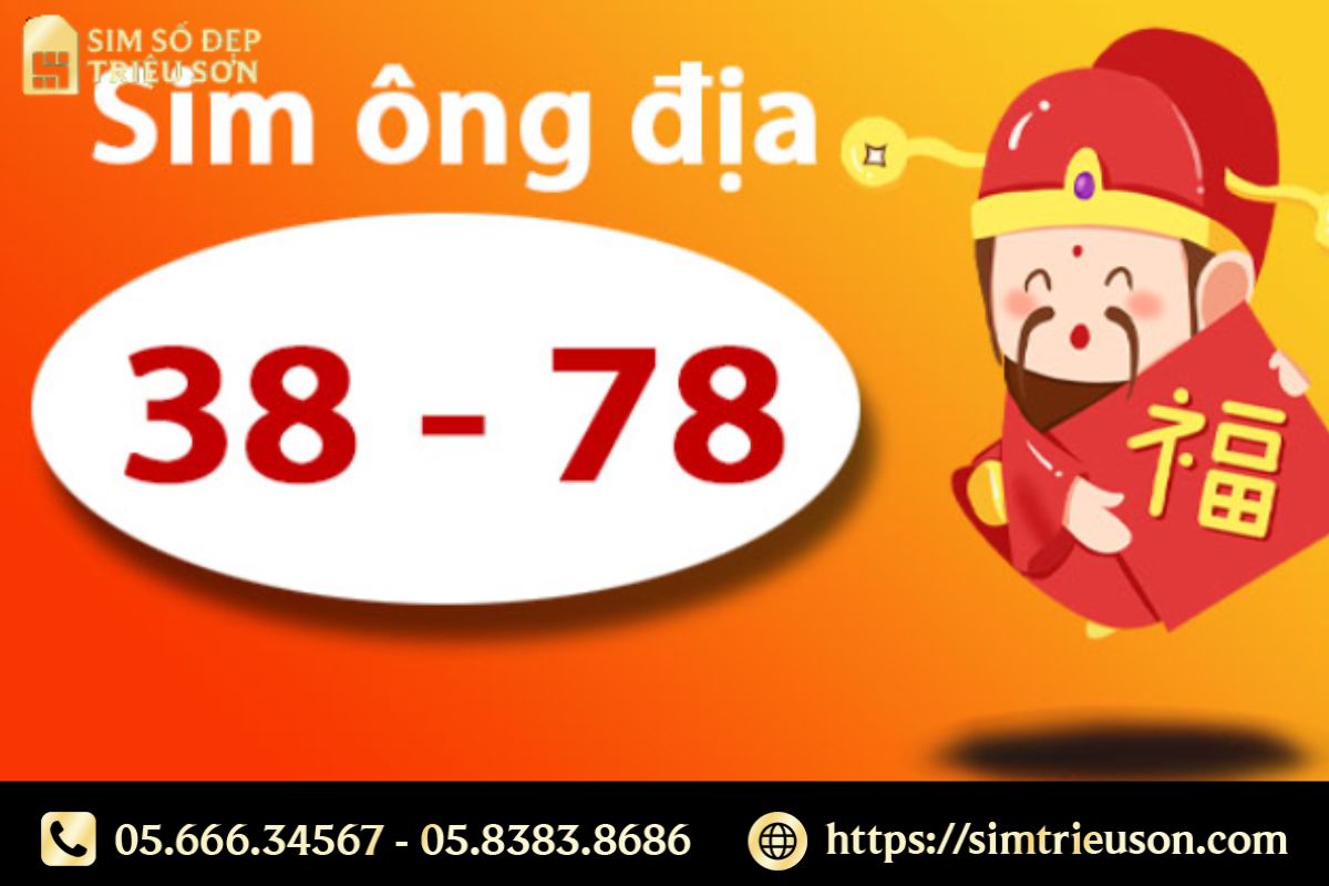 Sim Ông Địa Viettel, Mobi, Vina – Bí mật may mắn từ số 38, 78