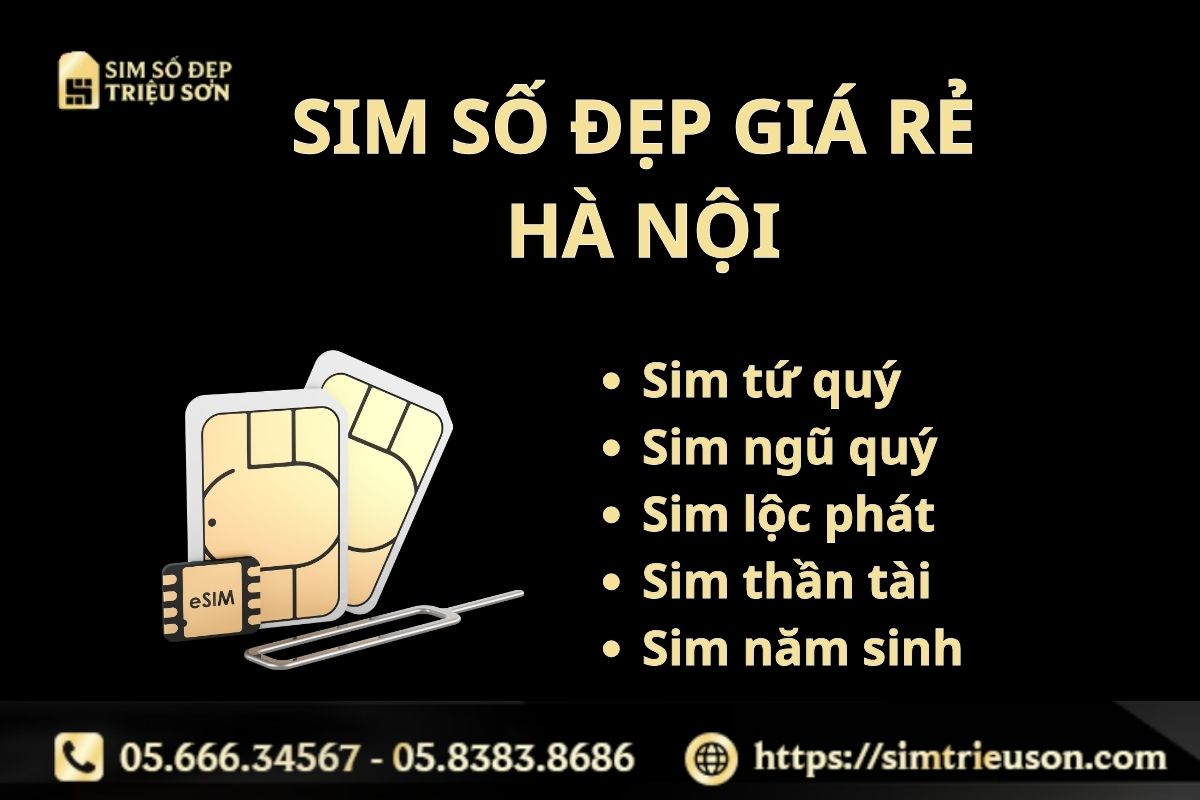 Mua sim số đẹp giá rẻ Hà Nội ở đâu? Bảng giá cập nhật mới nhất 2025