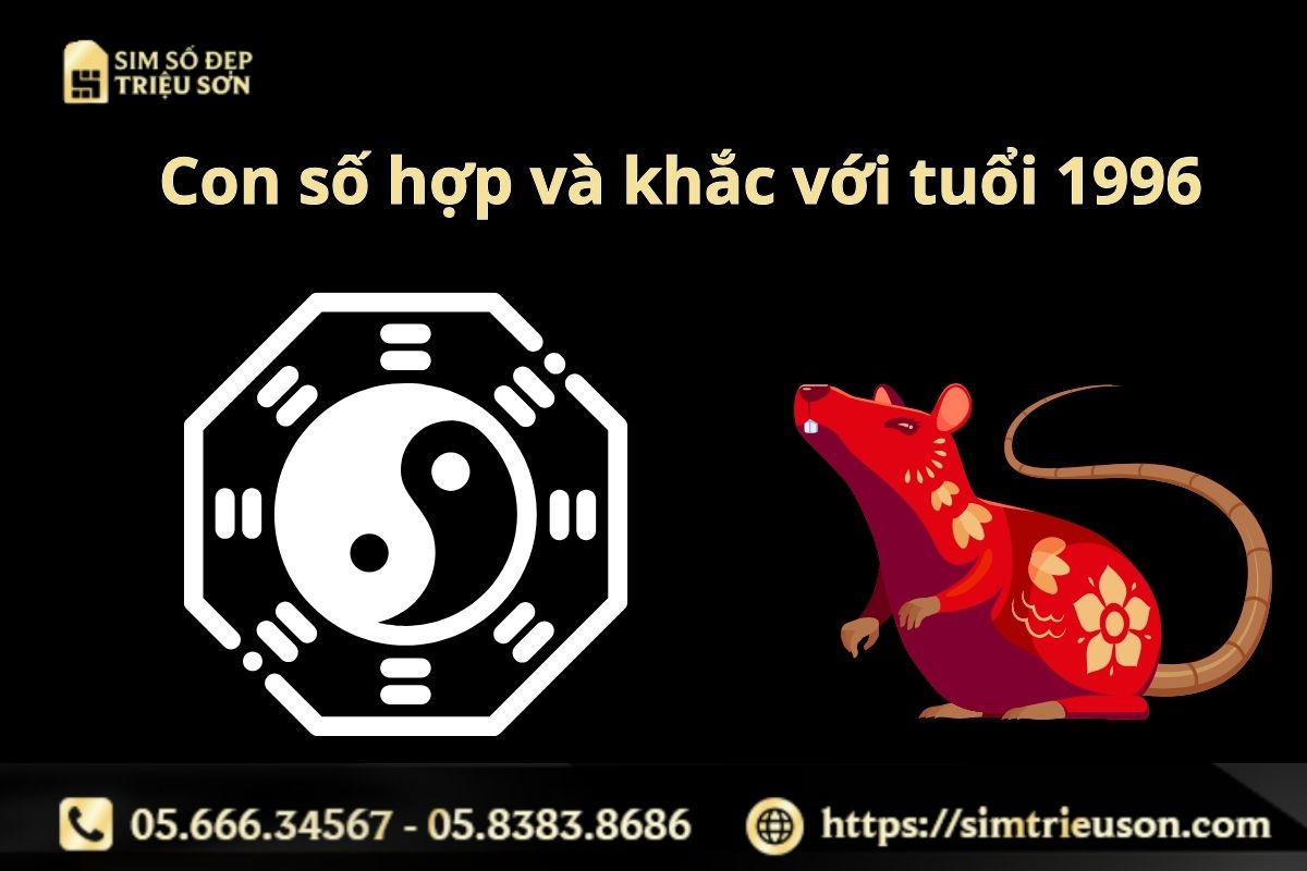 Cách chọn sim số đẹp hợp tuổi 1996 (Bính Tý) chuẩn phong thủy