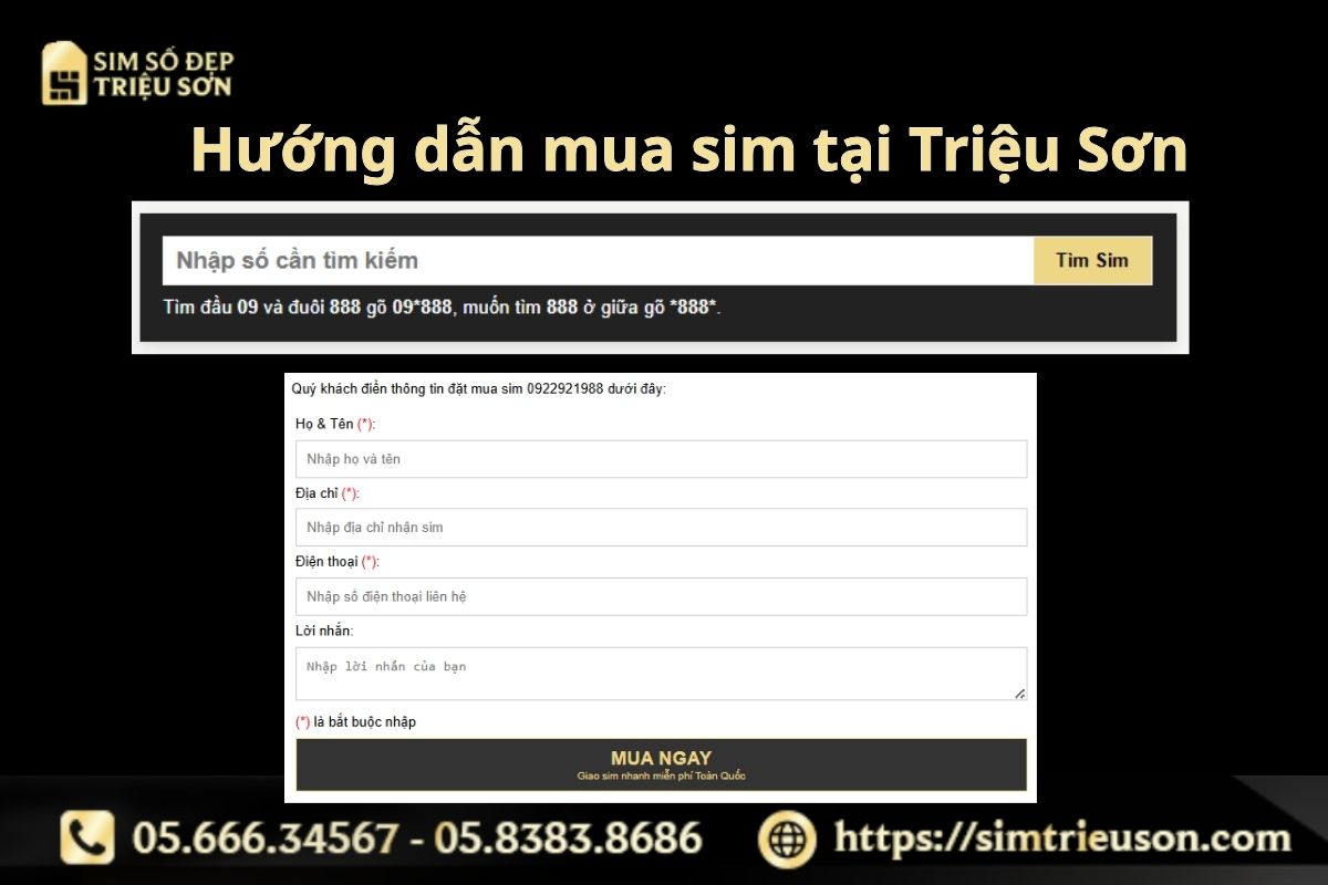 Hướng dẫn mua sim số đẹp Viettel chi tiết