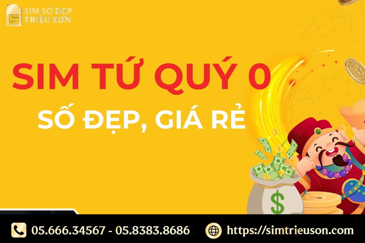 Sim Tứ Quý 0 – Sim Số “Lạ” Nhất Năm 2025