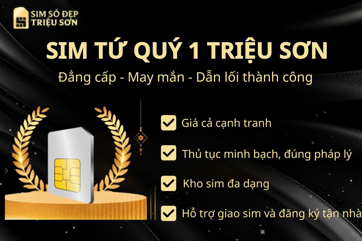 Mua sim tứ quý 1 tại Sim số đẹp Triệu Sơn